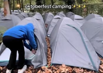 Oktoberfest tourists left fuming after turning up to their £56-a-night ‘glamping’ accommodation to discover they’re tents