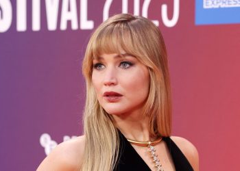 Jennifer Lawrence Amps Up Her LBD With Sculptural Statement Jewelry