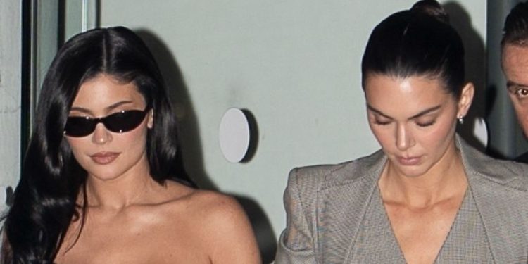 Kylie and Kendall Jenner Slip Out of Schiaparelli for a Sisters Night Out
