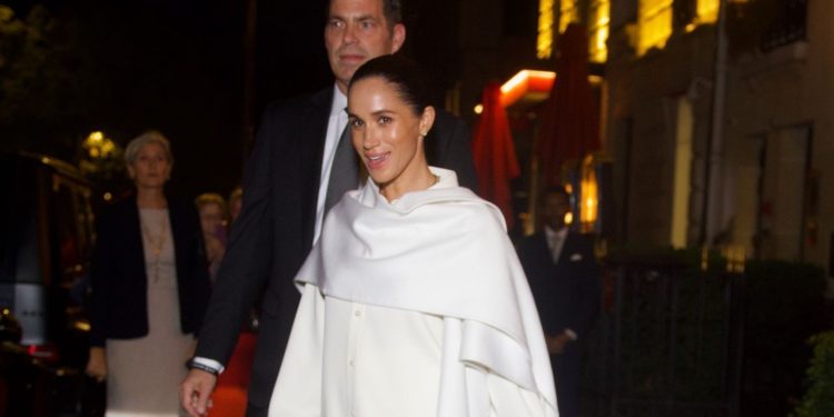 Meghan Markle Makes Her Surprise Paris Fashion Week Debut at Balenciaga