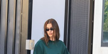 Hailey Bieber’s Slogan Sweater Makes a Simple (But Celebrity-Backed) Statement