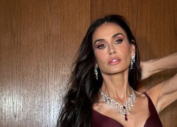 Demi Moore’s Big, Bouncy Academy Museum Gala Hair Was Inspired by Studio 54