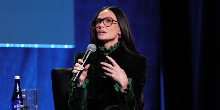 Can Nails Be Minimalist and Maximalist Simultaneously? Demi Moore’s Mani Says Yes