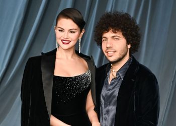 Selena Gomez and Benny Blanco Make Their Newlywed Red Carpet Debut at the 2025 Academy Gala