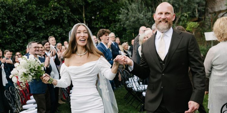 Inside Alana Hadid’s Backyard L.A. Wedding—Where Sisters Bella and Gigi Were Barefoot Bridesmaids