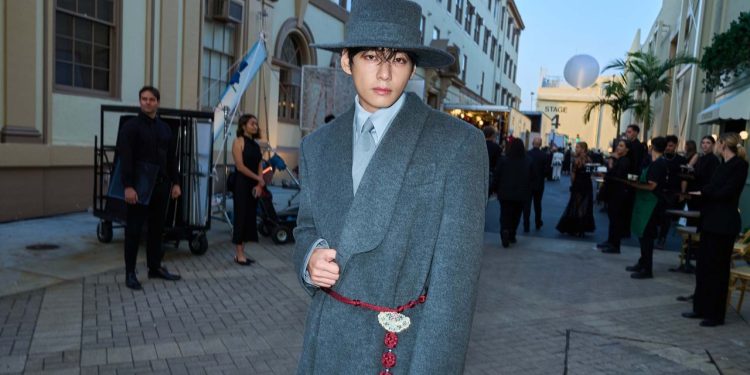 V Suits Up for Vogue World 2025