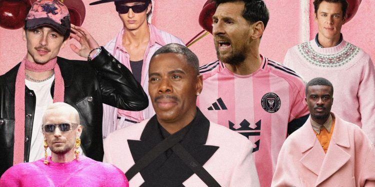 Pink Is Having a Political Moment in Menswear. Will It Sell?