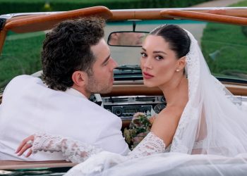 Jourdan Sloane and Wells Childress’s Wedding Took Place on a Southern California Mountaintop Surrounded by Fall Florals