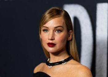 Jennifer Lawrence Perfects the Witchy Red Lip