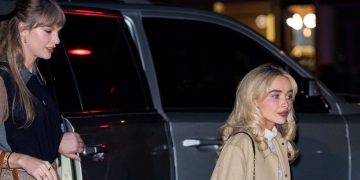 Taylor Swift and Sabrina Carpenter Style Out the Height-Difference Friendship