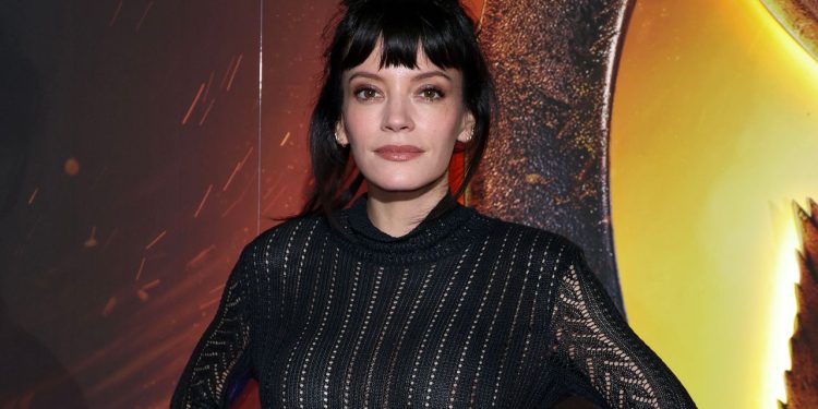 Lily Allen Adds a Sheer Dior Gown to Her Growing Revenge Dress Wardrobe