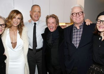 Meryl Streep, Katie Holmes, and More Helped to Fête Tom Hanks’s Return to the Stage in ‘This World of Tomorrow’