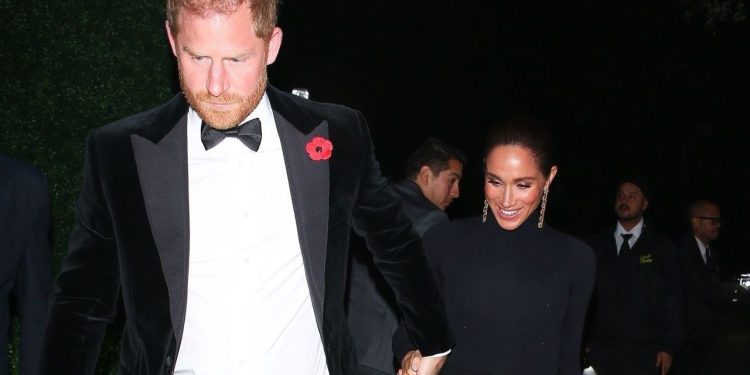 Prince Harry and Meghan Markle Make a Royal Cameo at Kris Jenner’s 70th Birthday
