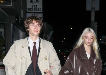 Anya Taylor-Joy and Malcolm McRae Do His and Hers Trench Coats