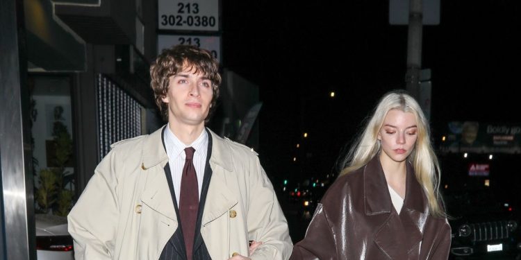 Anya Taylor-Joy and Malcolm McRae Do His and Hers Trench Coats