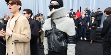 The Street Style Way to Wear a Funnel-Neck Jacket