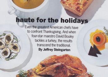 From the Archives: David Bouley’s Thanksgiving 1994 Menu
